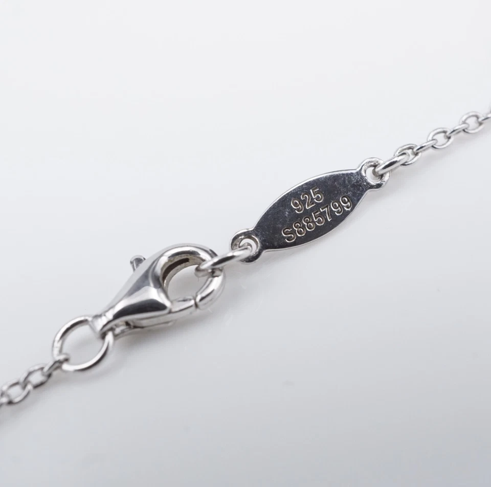 Gabriel & Co. 蓝宝石八角形吊坠项链带白色蓝宝石 25 英寸 NS2255 — 第 4/4 张图片