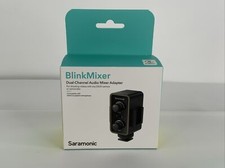 Saramonic BlinkMixer Microphone Mixer, Dual-Channel DSLR Camera Audio Adapter