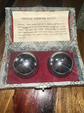 Pair CHINESE HEALTH EXERCISE STRESS BAODING BALLS RELAXATION THERAPY YIN YANG