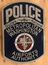 Metropolitan Police Airports Authority 3D routed patch sign plaque Custom carved