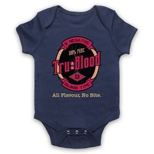 TRUE TRU BLOOD VAMPIRE UNOFFICIAL B- TYPE TV HORROR BABY GROW BABYGROW GIFT