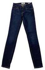 24 24"X28" Frame Blue Jeans Denim Made in USA Le Skinny de Jeanne