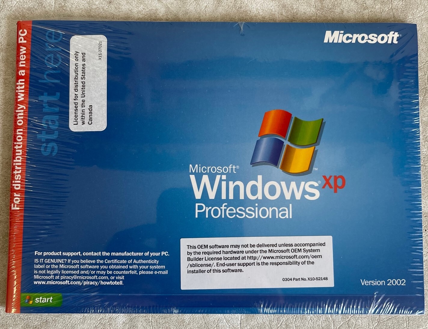 Windows XP Professional Sealed New! | eBay