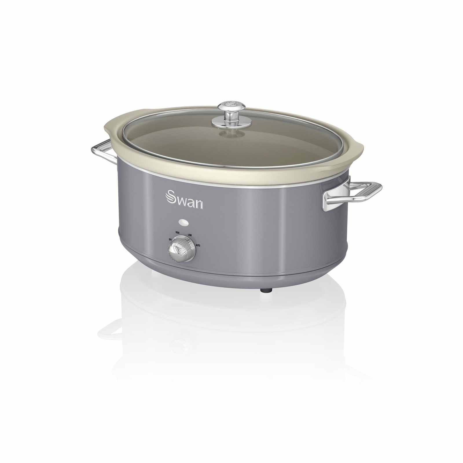 swan grey slow cooker