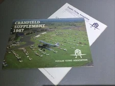 RARE VINTAGE CRANFIELD SUPPLEMENT 1987 POPULAR FLYING ASSOCIATION MAGAZINE