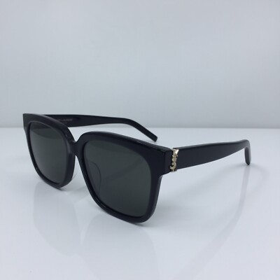 New Saint Laurent Sunglasses SL M40/F C. 003 Shiny Black w