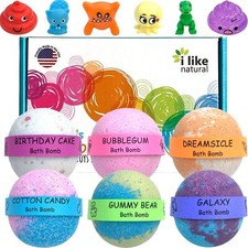 Bath Bombs for Kids - Kids Bath Bombs with Surprise Toys Inside - 6x5oz XL Bath