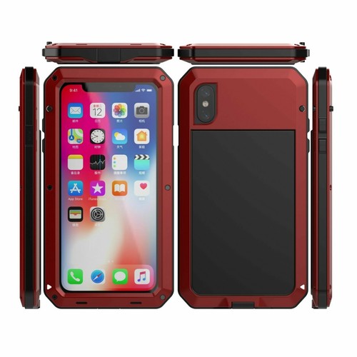Shockproof Metal Hard Case Tempered Glass For iPhone 16 15 Pro max 14 13 Mini 12 - Picture 7 of 15