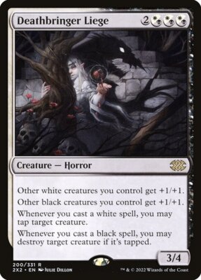 Deathbringer Liege MTG Double Masters 2022 Rare NM x1 - Magic Card
