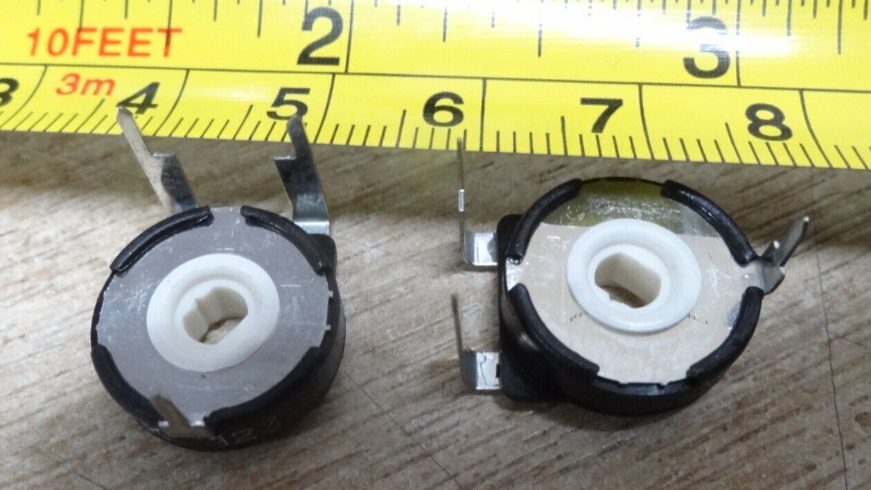 6x 25K large preset potentiometer Piher VR30 10mm x 15mm trimmer