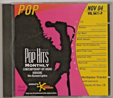 KARAOKE POP HITS MONTHLY CD G Nov 2004 VOL.0411-P Brand New