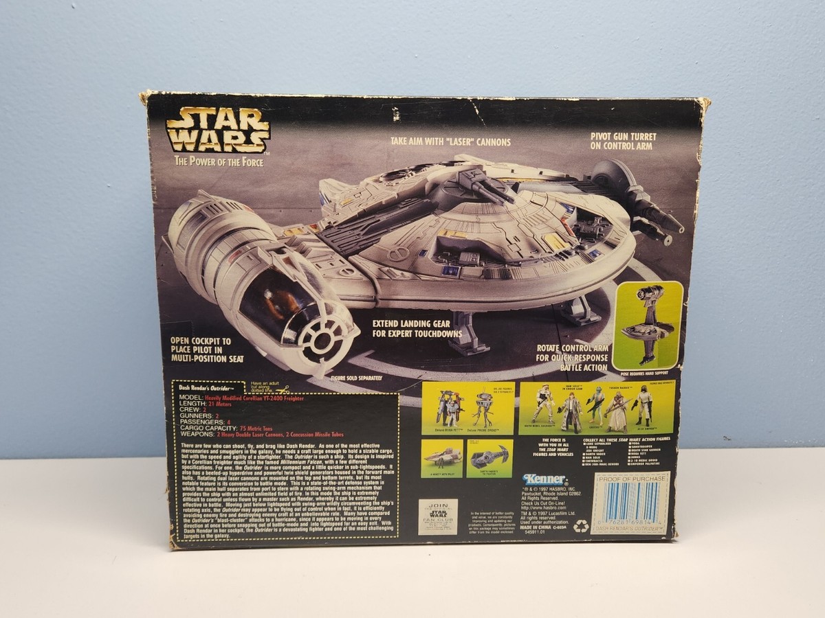 NEW Star Wars DASH RENDAR'S OUTRIDER Ship Power Of The Force