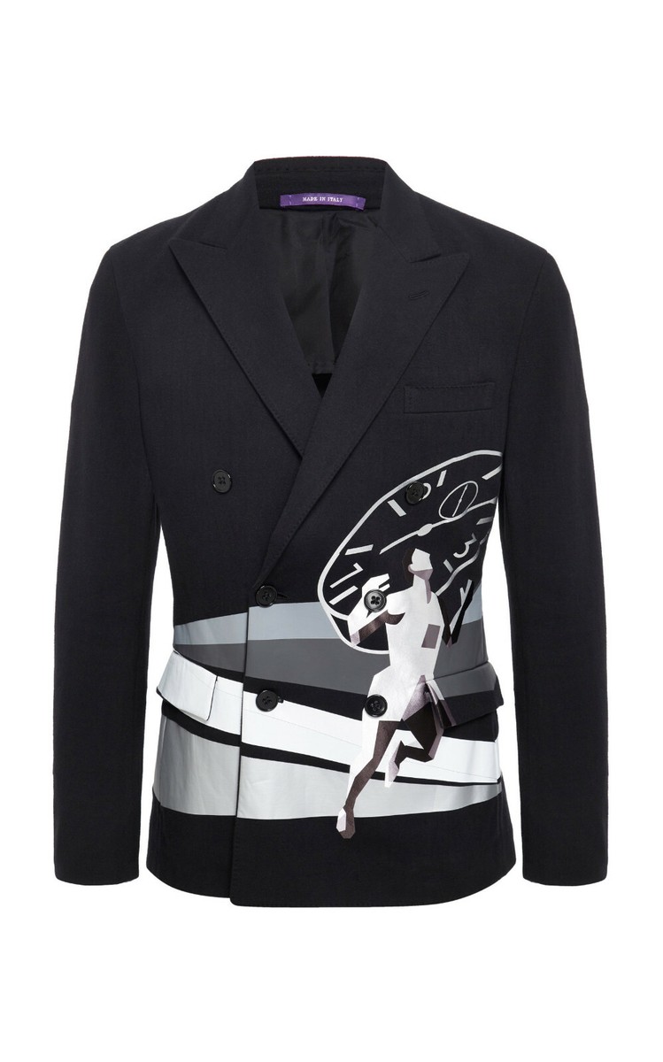 Ralph Lauren Purple Label RLX Hadley Art Deco Blazer Jacket