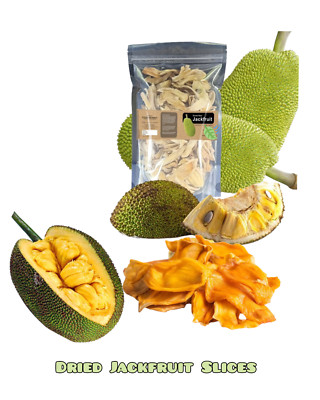 100% Organic Dehydrated Jackfruit Dried Slices organic healthy energy boost 100g