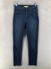 Levi's 721 Skinny Jeans High Rise Women's Size 27 Stretch Dark Wash Denim 9965