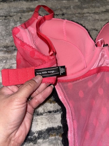 Vintage Victorias Secret Sexy Little Things Maid Sexy Apron Bra Lingerie 36D - Picture 3 of 3