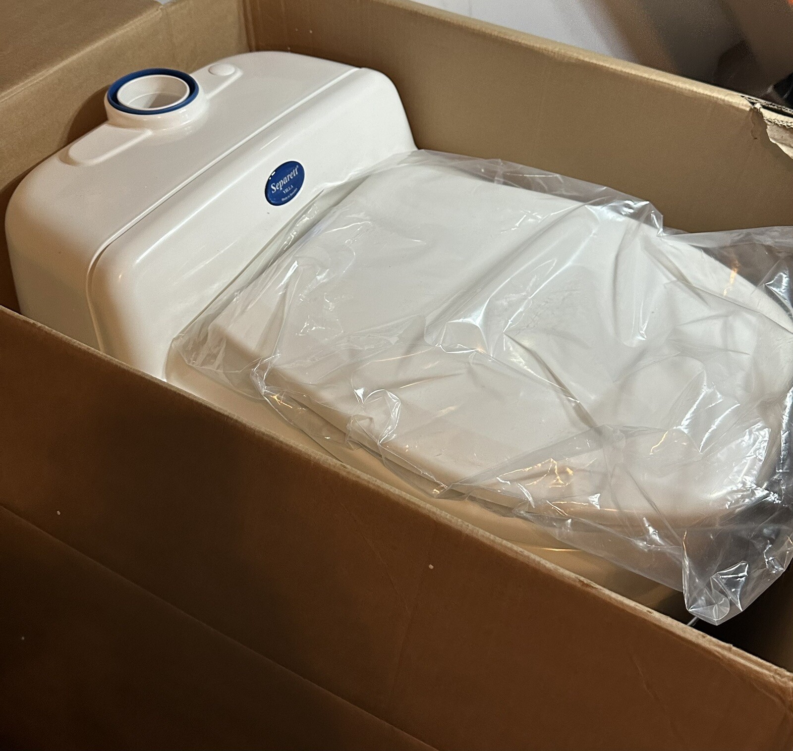 Separett Villa 9215 AC/DC Urine Diverting & Composting Toilet eBay