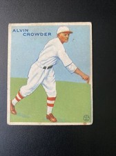 1933 Goudey Alvin Crowder