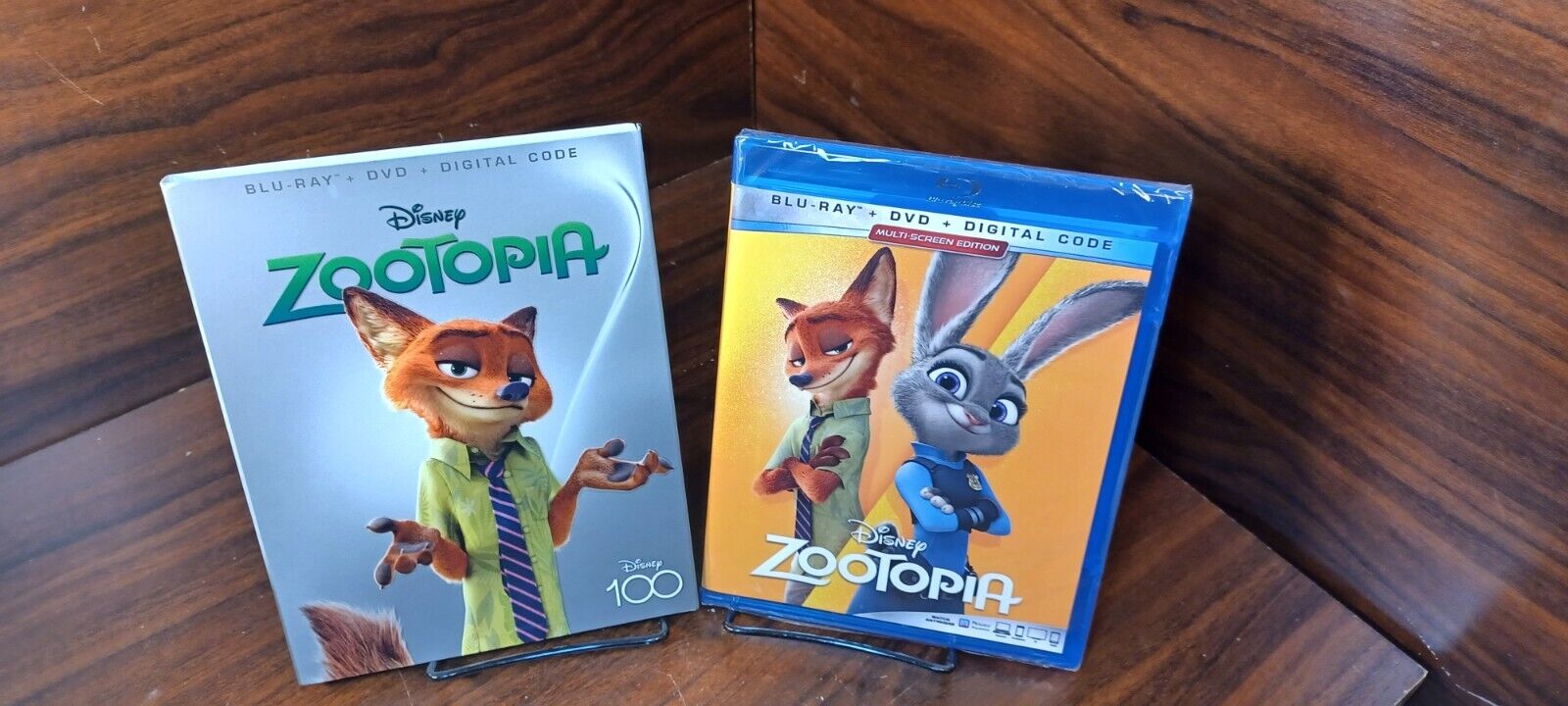 KREA - Zootopia (2016), Walt Disney Animation Studios, Blu Ray cover USA -  H 600