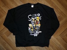 Men's Black Sweater The Simpsons Jumper size UK XL TV Cartoon VGC