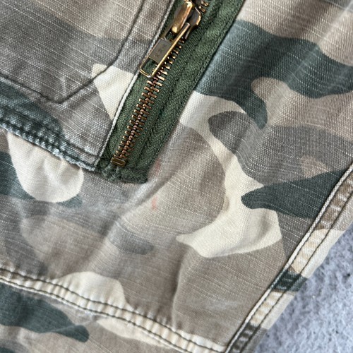 Gap Camo Pants Boys 4 20X19 Green Baggy 90s Y2K Cargo Streetwear HipHop * - Picture 7 of 13