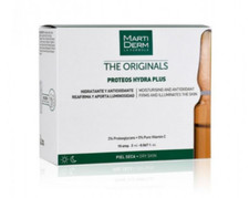 Ampollas de suero facial MartiDerm The Originals Proteos Hydra Plus, 10 un.