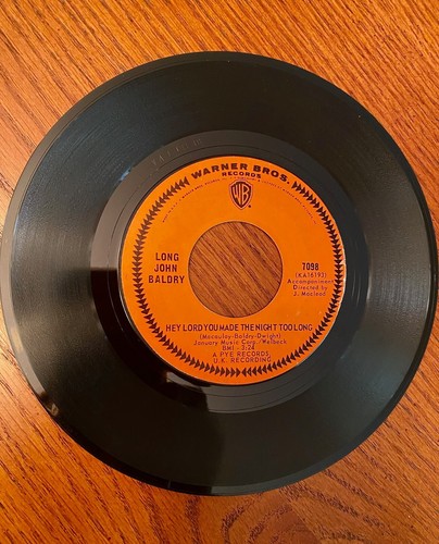 LONG JOHN BALDRY - Let The Heartaches Begin/Hey Lord You Made the Night Too Long - Picture 3 of 6
