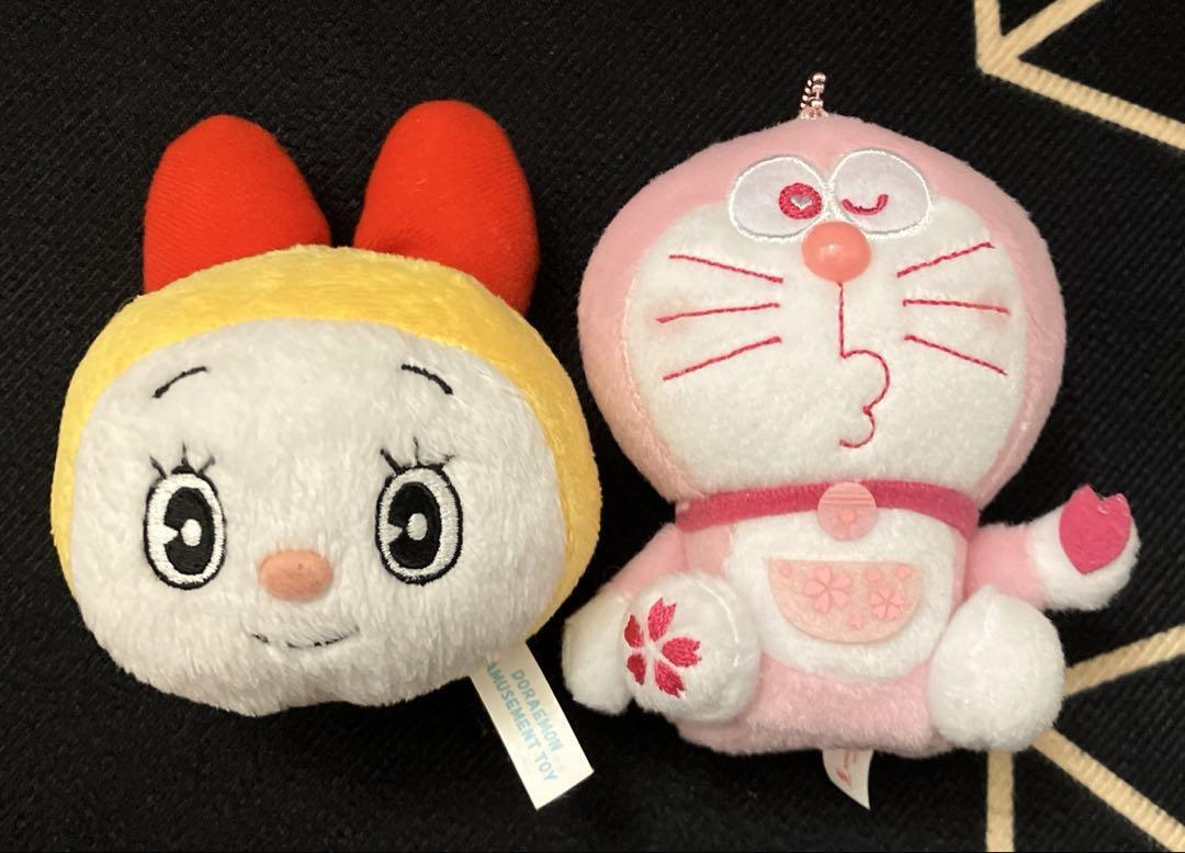 Dorami-Chan Face Mascot 50Th Anniversary Sakura Doraemon Set Of 2