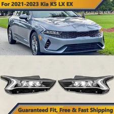 Full LED Headlight Assembly for 2021 2023 Kia K5 LX EX Left Right Left Pair Set
