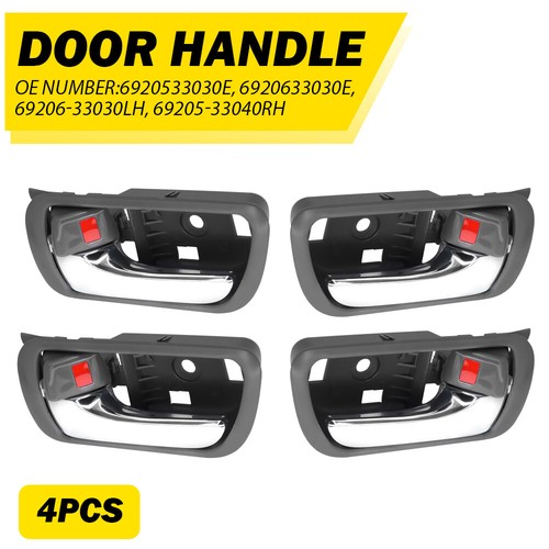 For 2002-2006 Toyota Camry Interior Door Handle Front Rear Driver Passenger Set