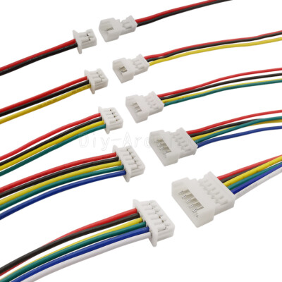 2/5/10 Pair JST 1.25 Female Male Wire Connector 1.25mm 2P 3P 4P 5P 6P JST Plug
