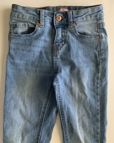 Lilt Victory Heart Jeans Jumpsuit Set Of 2 Girls Size XXS 6X - Picture 3 of 9