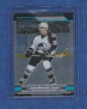 2003-04 Bowman Chrome Hockey Rookie Card # 135 John-Michael Liles