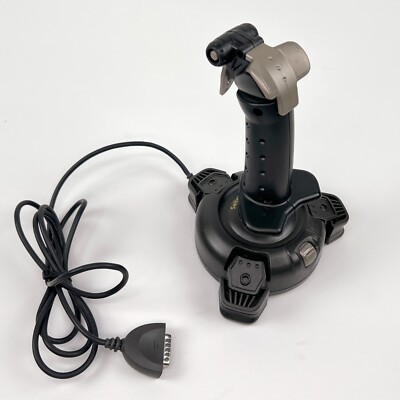 Saitek ST50 Joystick Controller Stick Throttle For Computer PC Video Games VTG