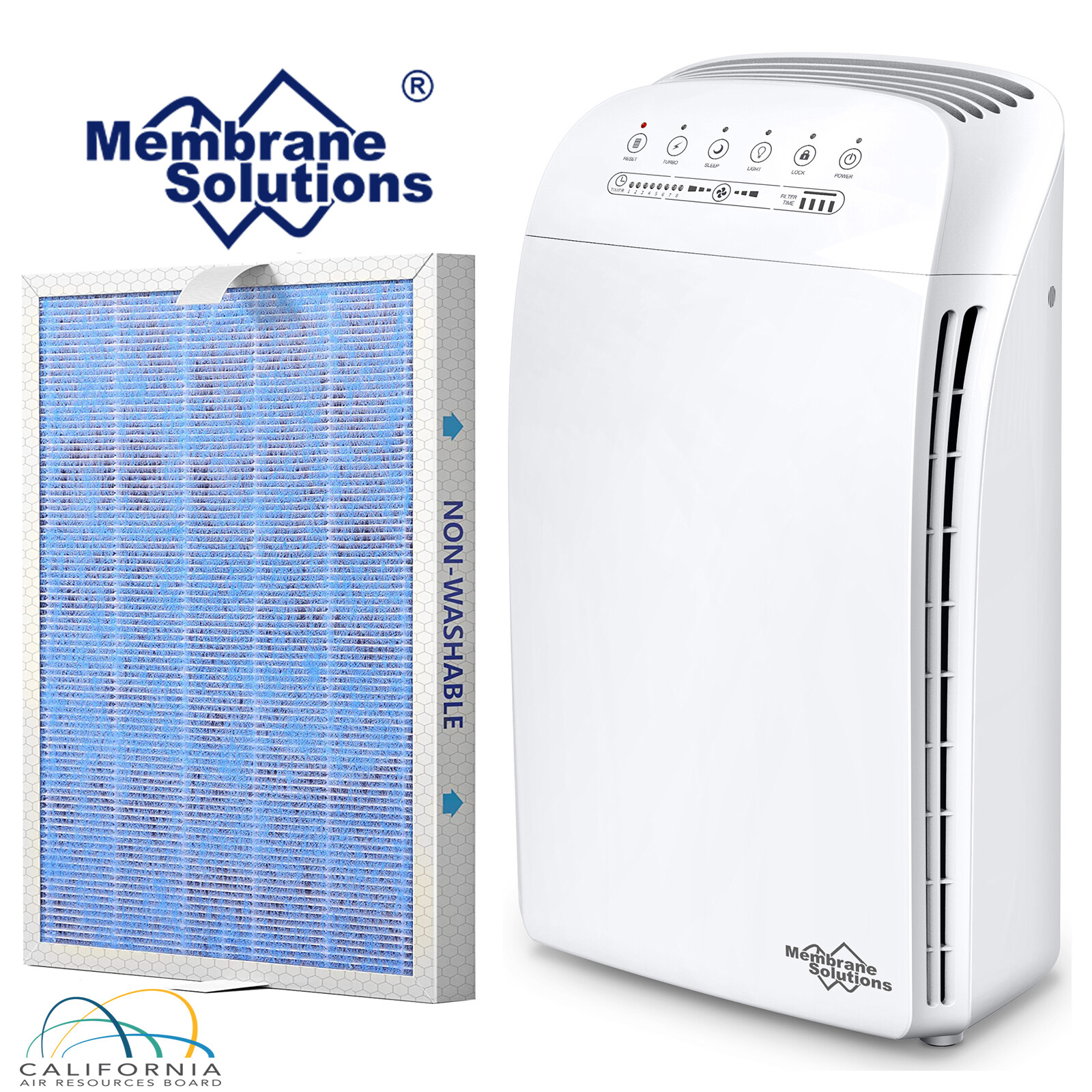 Home True HEPA Air Purifier Large Room Air Cleaner for Allergies Smoker