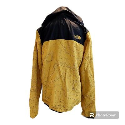 The North Face UO Exclusive Topography Fanorak Jacket Yellow The North Face UO Exclusive Topography Fanorak Jacket Yellow