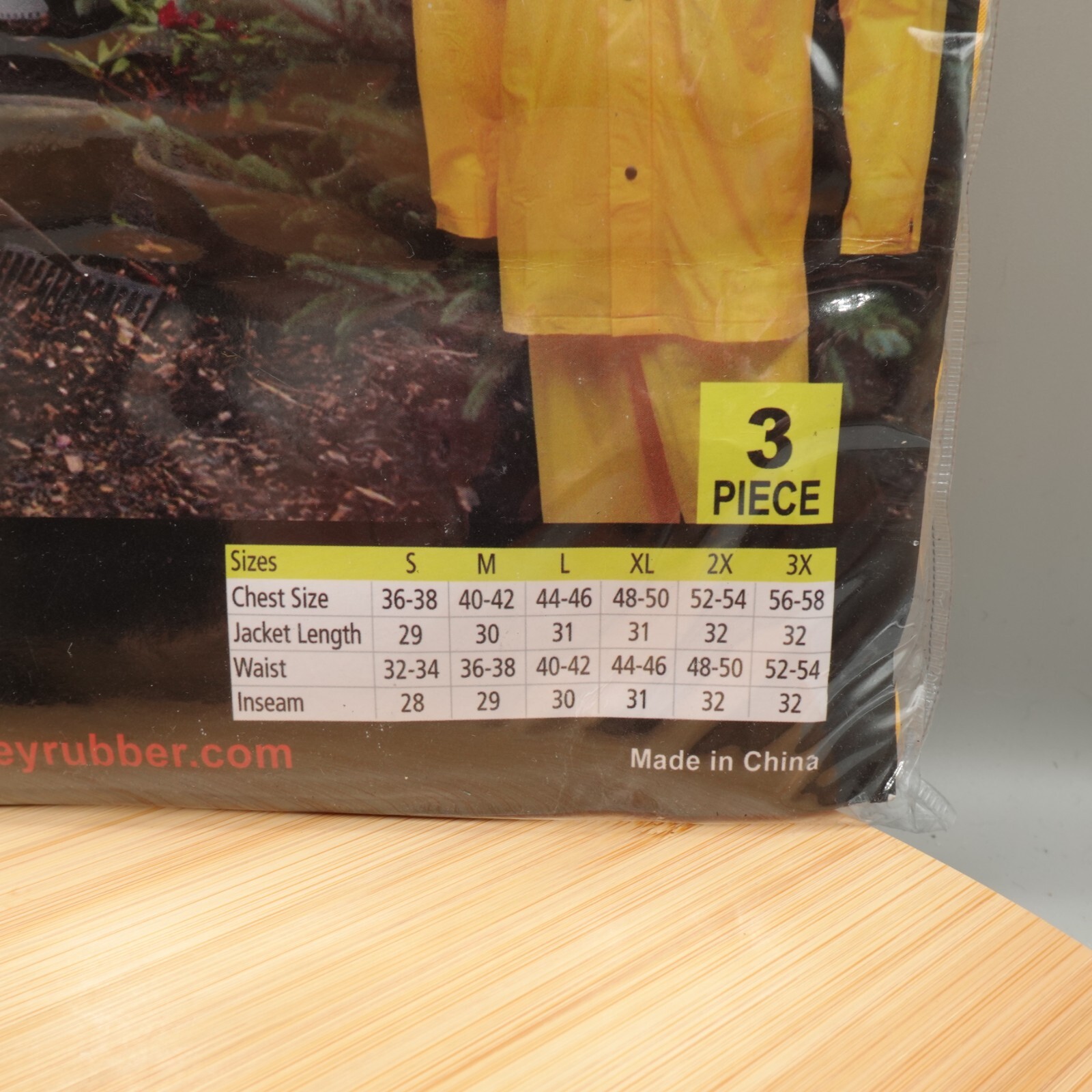 Rain Suit Tingley Tuff-enuff Large 3 Piece S61317.2X Snap Closure, New