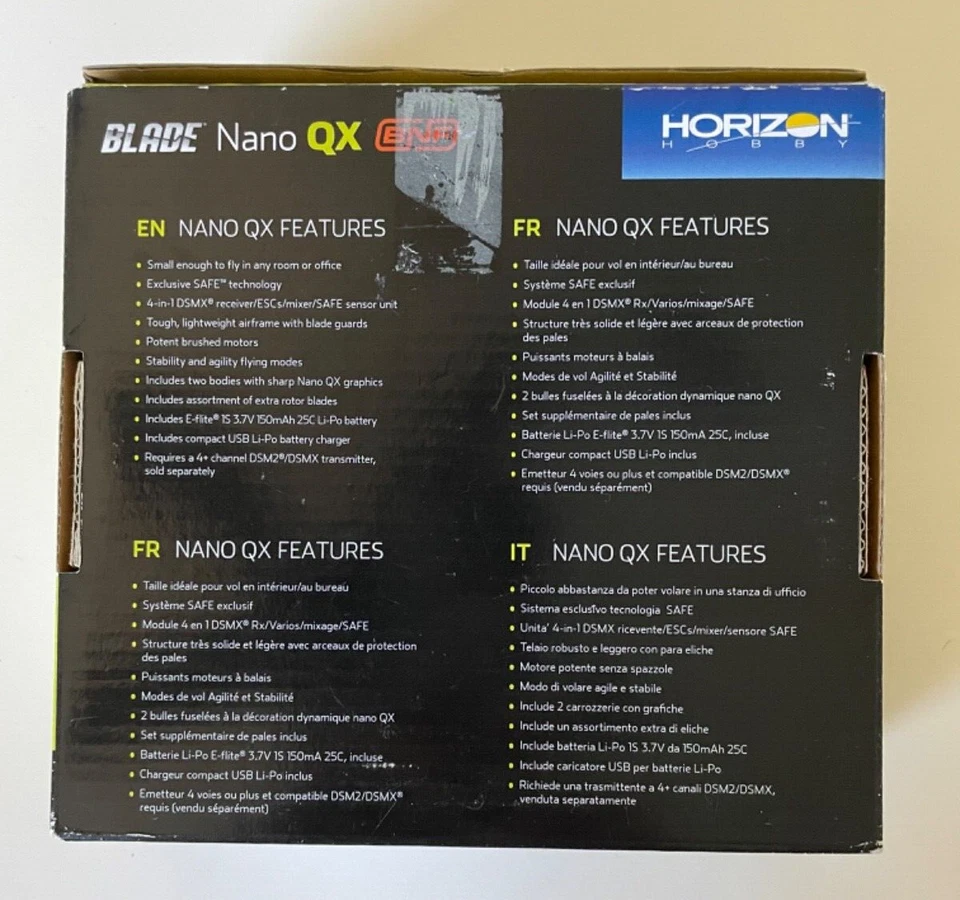 Blade Nano QX Drone, Horizon Hobby Quadcopter, Lightweight 18g UAV - Image 2 of 4