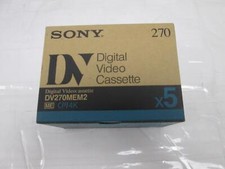 SONY DV270MEM2 Digital Video Cassettes 5-Pack "Make an Offer"
