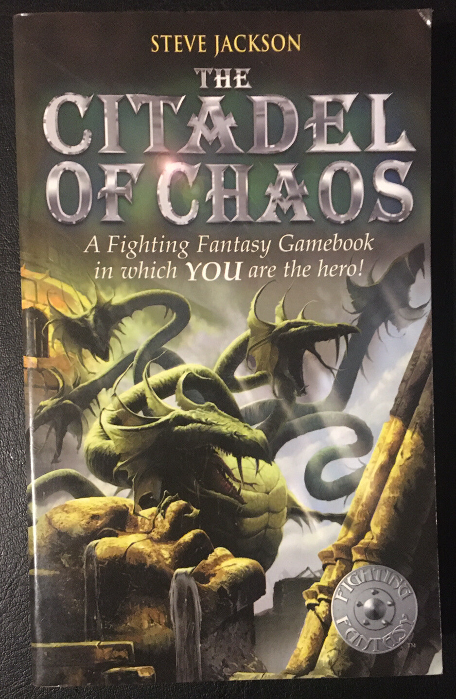 CITADEL OF CHAOS Fighting Fantasy #2 2002 Steve Jackson Wizard Books VG+