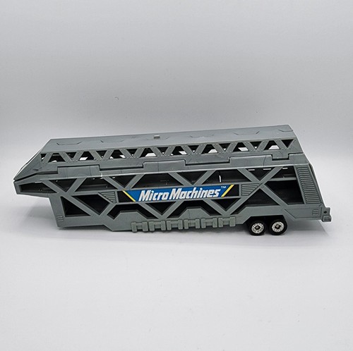 Remolque tractor micro máquinas transporte de carros 1988 Galoob - Imagen 11 de 16