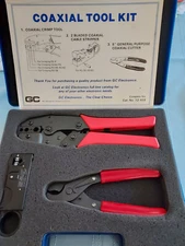 GE Electronics Coaxial Racheting Tool Kit 12-459 - Used