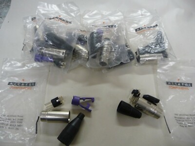 XLR 5 Pin Stecker x 8 Stück
