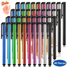 40pcs Capacitive Touch Screen Stylus Pen Universal Fr iPad iPhone Tablet Samsung