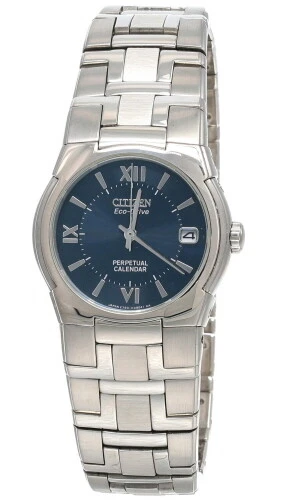 CITIZEN Eco-Drive Perpetual Calendar Blue Dial SS Men's Watch BL1030-51M
