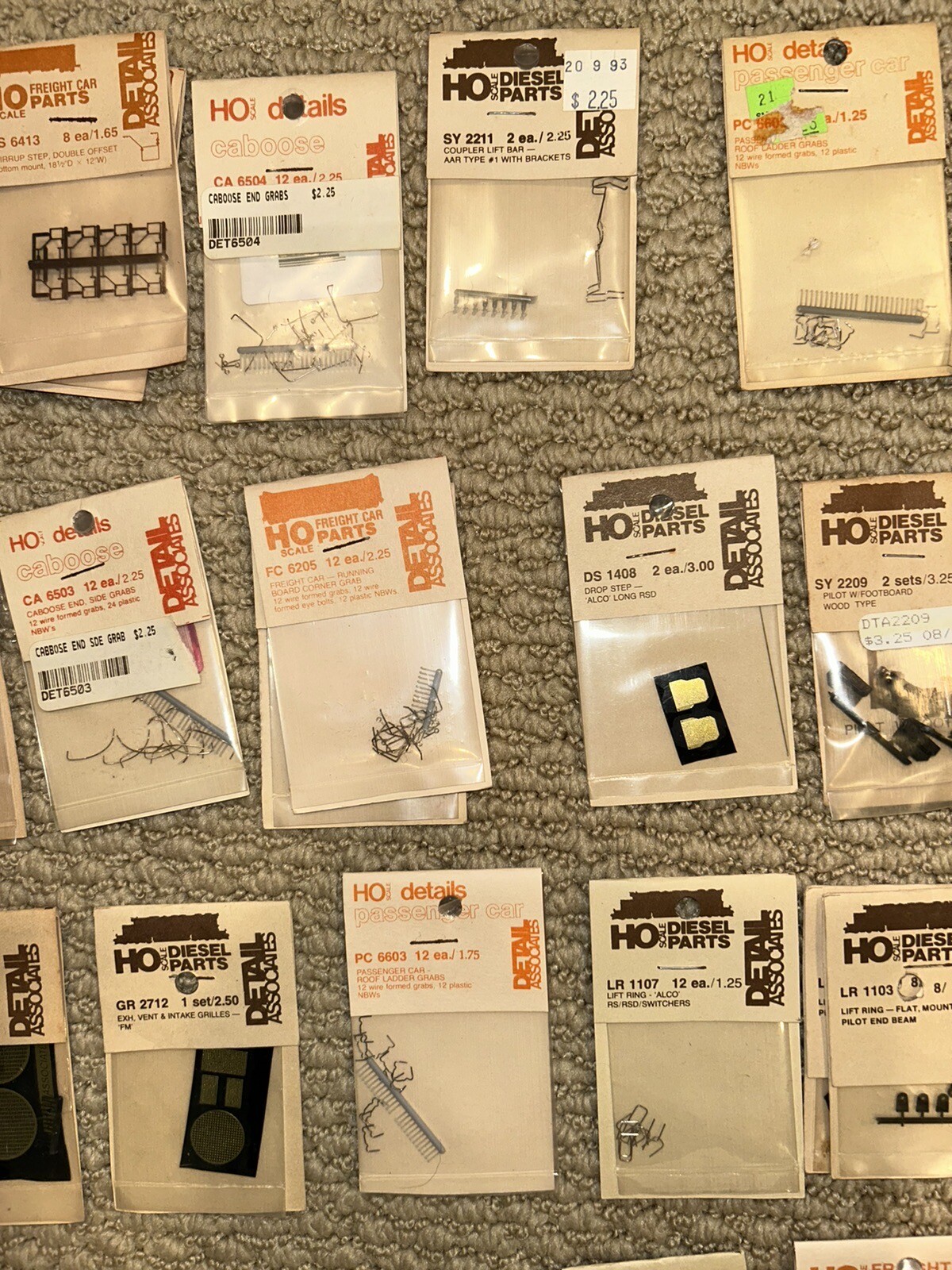 113 Detailed Associates HO Scale Train Parts Packages New eBay