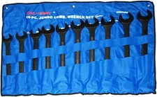 New 10pc Jumbo Metric Combo Wrench Set 34mm - 50mm Combination BLACK OXIDE