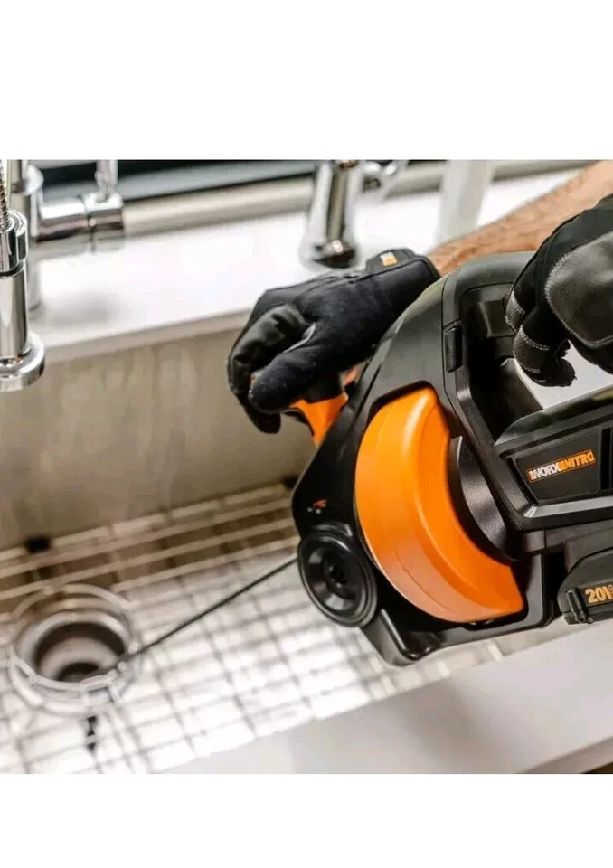 WORX WX891.9 18V Batería Inalámbrica Drenaje Barrena Fregadero, Desbloqueador de Residuos - SOLO HERRAMIENTA Foto 4 de 4