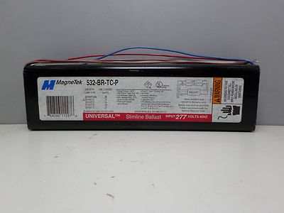 Magnetek 532-BR-TC-P 277-Volt Slimline Ballast (2) F40T12 F48T12 Lamps