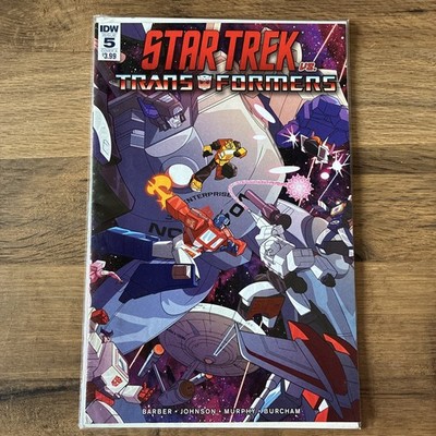 Star Trek Vs Transformers #5 Cover A 2018 IDW Comics Sent In A Cardboard Mailer